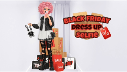 Black Friday Dress Up Selfie