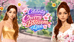 Celebrity Cherry Blossom Look