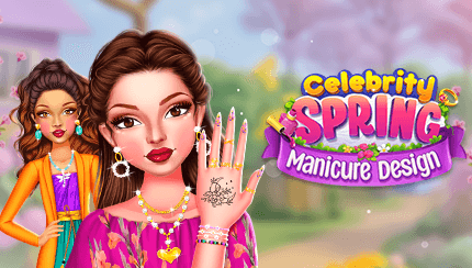Celebrity Spring Manicure Design