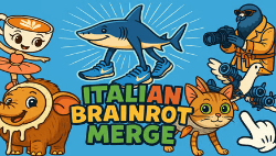 Italian Brainrot: Animals Merge Puzzle