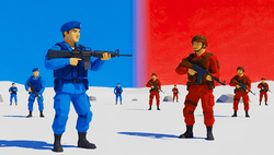 Red - Blue Leader