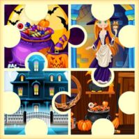Quebra-cabeças de Halloween da Witch's House